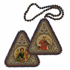 St. Mts. Katerina and Angel Okhoronets. Double-sided icon