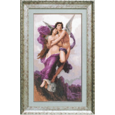 Cupid and Psyche. 36x66 cm