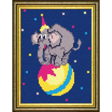 Circus baby elephant
