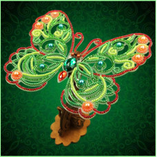 3d fishnet butterfly