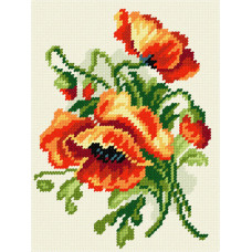 Poppies, K. Klein, 15x20 cm