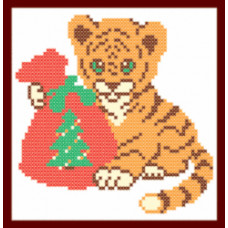 Tiger with a gift