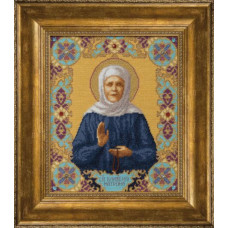 Icon of the Holy Blessed Matrona of Moscow. 20x25 cm
