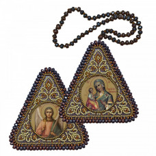 Mother of God of Yerusalimska and Angel Ohoronets. Double-sided icon
