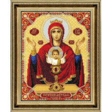 Icon of the Most Holy Theotokos Nevipivan Chalice. 21x26. 5 cm