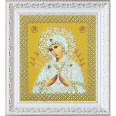 Icon of the Mother of God of the Seven Arrows (gold)