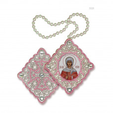 Suspension. St. Natalia of Nicomedia. Nova stitch. Bead embroidery kit