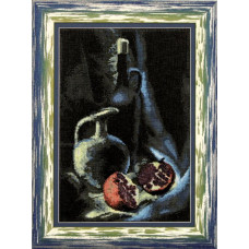 Still life with pomegranate. 34x23 cm