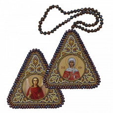 St. Mts. Natalia and Angel Okhoronets. Double-sided icon