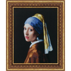 Based on J. Vermeer Girl with a pearl earring