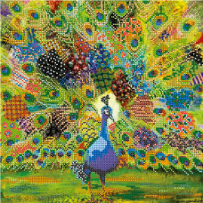 Patchwork peacock