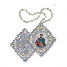 Pidviska. St. John the Warrior. Nova stitch. Set for embroidery with beads