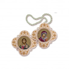 Pidviska. Lord Almighty - Mother of God of Kazan. Nova stitch. Set for embroidery with beads