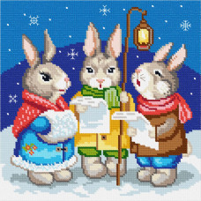 Hare carols, 22x22 cm