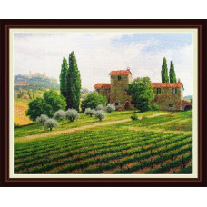 Vineyards. 42x32 cm