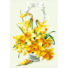 Basket of daffodils