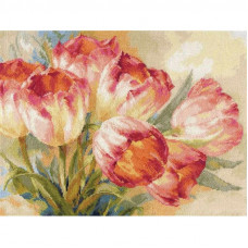 Watercolor tulips, 35x26 cm