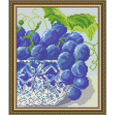 In crystal. Grape. Diptych 2