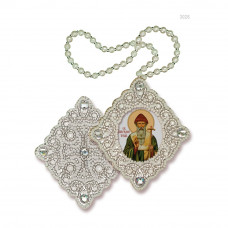 Pidviska. St. Hierarch Spyridon of Trimifuntsky. Nova stitch. Set for embroidery with beads