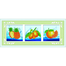 Fruit triptych.