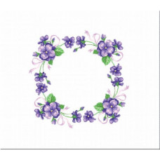 Violet wreath