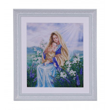 Madonna with lilies