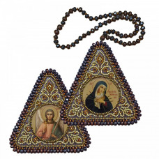 Mother of God Remembrance of Evil Hearts and Burial Angel. Double-sided icon