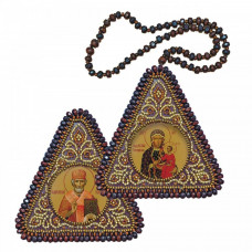 Mother of God Hodegetria and Mykola the Wonderworker. Double-sided icon