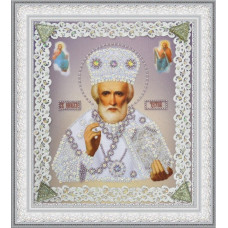 Icon of the Holy Hierarch the Wonderworker (srÑblo) openwork