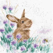Hare in a thistle