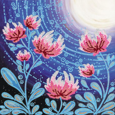 Flowers under the moon