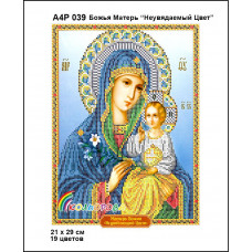 Icon of the Mother of God Unfading color