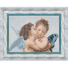 Kiss of the Angels (Angels are kissing). 38x26 cm