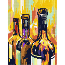 Still life Wine, 20x26 cm