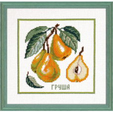 Pears. 21x21 cm
