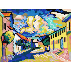 Murnau, Golovna vulitsa, V. Kandinsky, 24x32 cm
