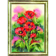 Poppies by the vase