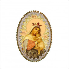 The pendant of the desperate is one hope. Nova stitch. Bead embroidery kit