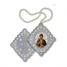 Pidviska. St. Boris the Blessed Prince. Nova stitch. Set for embroidery with beads