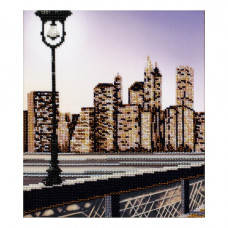 Manhattan cityscape. Triptych. Part 1