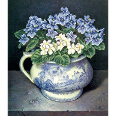 Flowers in a Chinese vase