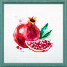 Pomegranate. 15x15 cm