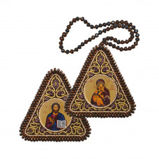 Volodymyr Mother of God and the Lord Almighty. Double-sided icon