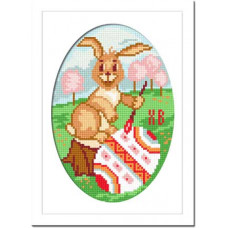 Easter egg. Great hare