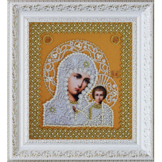 Kazan Icon of the Mother of God. Wedding couple (gold)