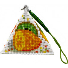 Exotic fruits. Keychain pyramid