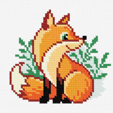 Fox, 12x12 cm