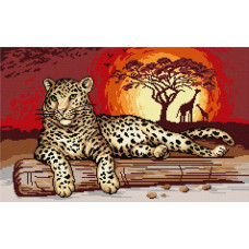 Leopard. 27x44 cm