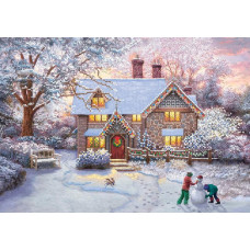 Dream house. christmas cottage