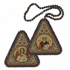 St. Rivnoap. Prince Volodymyr and Angel Okhoronets. Double-sided icon